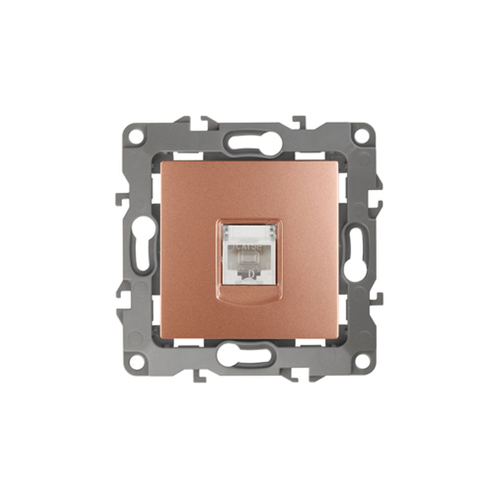 Розетка ЭРА Серия 12 12-3107-14 информационная RJ45 IP20 медь | Эра 12