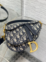 Christian Dior Small Saddle Bag with Strap