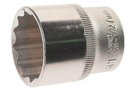 FORCE 54919 Головка 19мм 12-гранная DR короткая