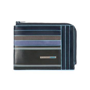 Чехол для кредитных карт Piquadro Blue Square синий телячья кожа (PU1243B2SER/BLU)