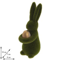 GAEM Фигурка декоративная "Заяц", L5 W7 H15 см