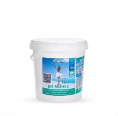 Средство для регулировки кислотности воды Aqualeon PHM1G pH-минус в гранулах (банка,1 кг)