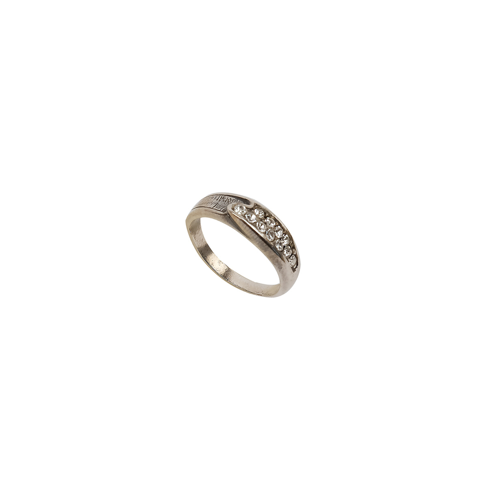 "Звездопад" кольцо в серебряном покрытии из коллекции "Стиль" от Jenavi