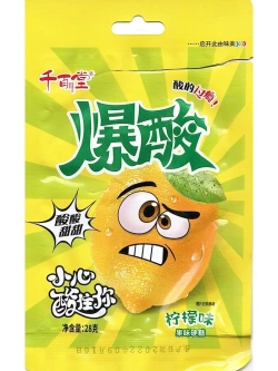 Ассорти взрывных фруктов с кисло-сладким вкусом 28*20 штук