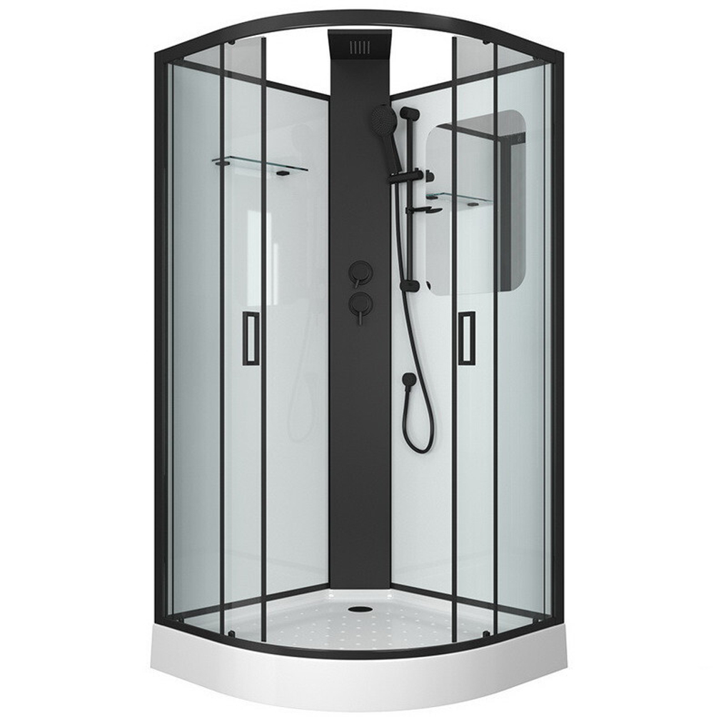 Душевая кабина Grossman Elegans GR250 (100х100х217) дверь раздвижная,5 мест