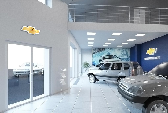 Настенные часы "CHEVROLET"