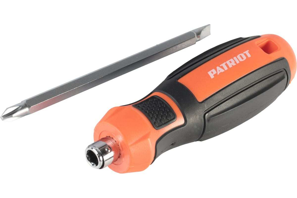 Отвертка Patriot с двусторонним стержнем, CR-V, PH2-SL6 x 100, 0.04 кг