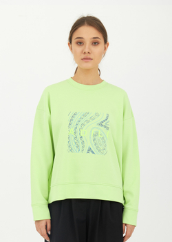 SWEATSHIRT | M | SALAD GREEN (271-01)