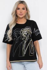 Блуза Деметра (черная) Б12718-20 LT Collection