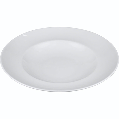 Тарелка для пасты «Тренд»;фарфор;0,5л;D=29см;белый (Цвет: белый)