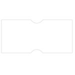 Этикет-лента 21х12 мм прямоугольная, белая, КОМПЛЕКТ 5 рулонов по 600 шт., BRAUBERG, 114207