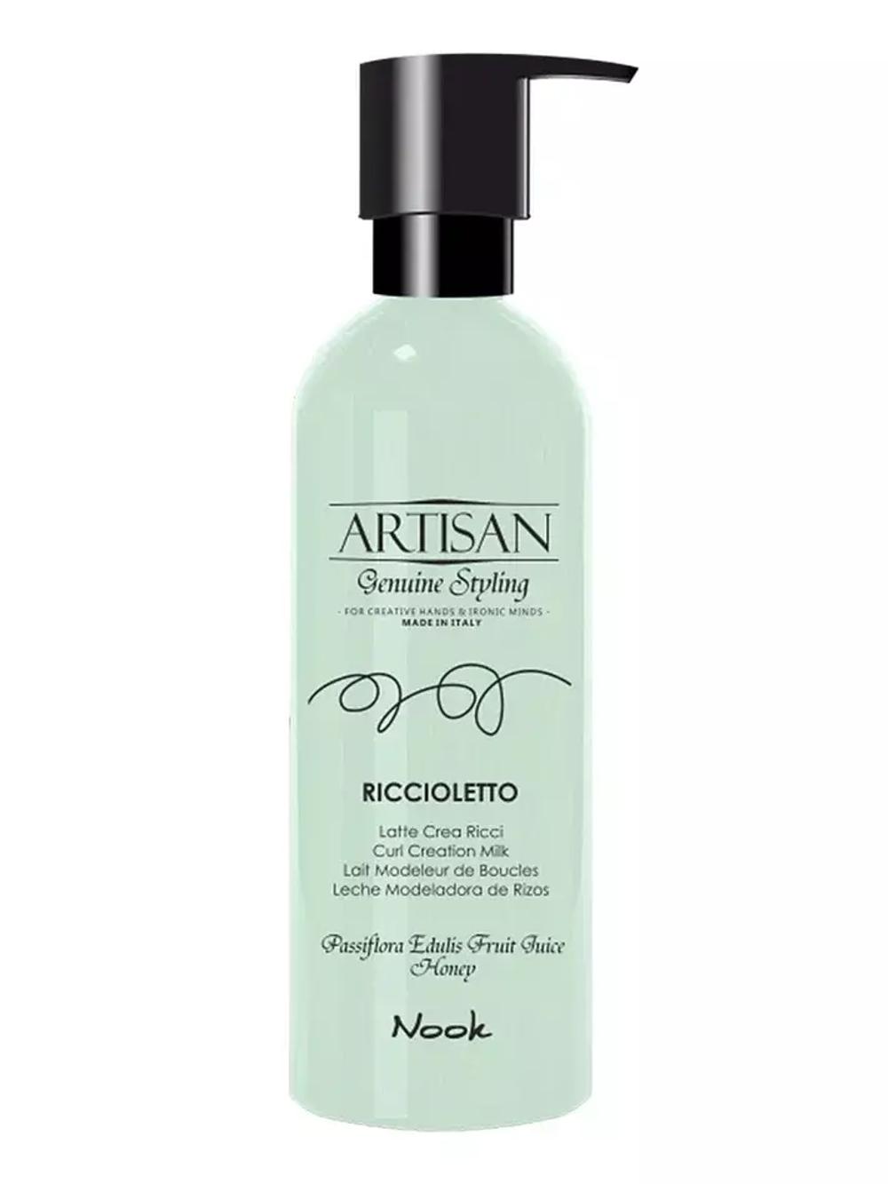 NOOK Крем для укладки вьющихся волос - Artisan Riccioletto Curl Control Milk, 200мл