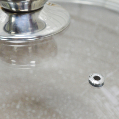 Сотейник 24см Гранит brown с несъемной ручкой и cтеклянной крышкой