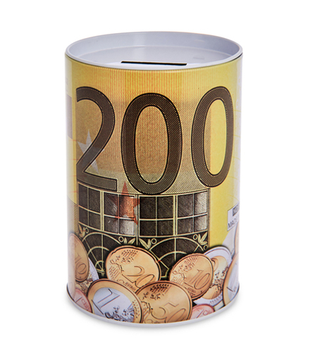 GAEM Art BX-228/2 Металлическая копилка «200 Евро» 15см