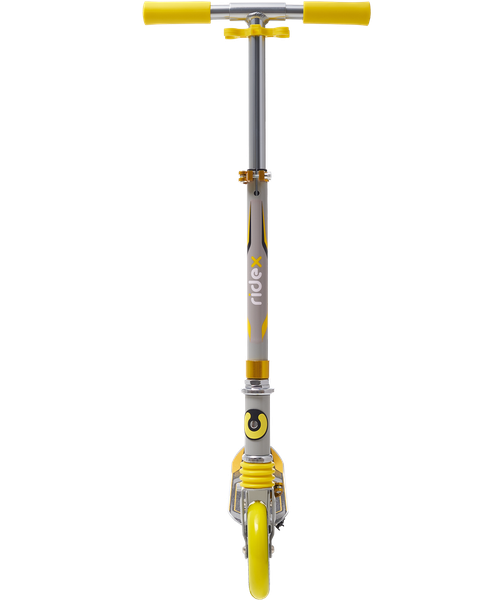 Самокат городской RIDEX Razzle R 145 мм, серый/желтый