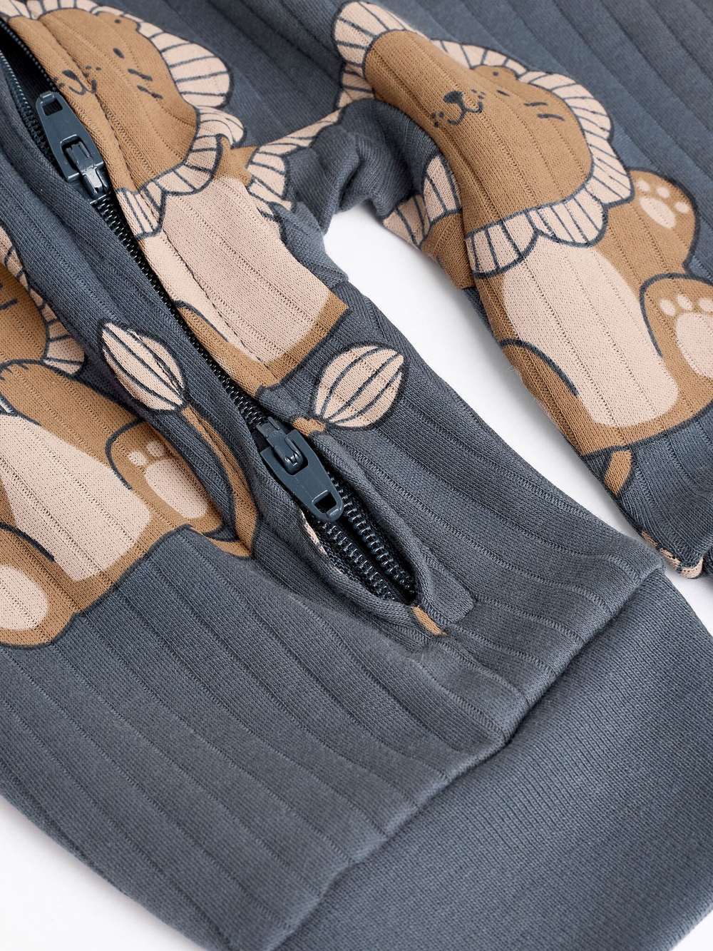 Комбинезон / Cлип для малышей Next N26-395, 3 шт., Бежевый, Серый, Синий