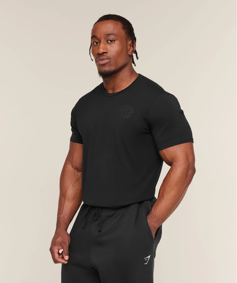 Футболка GYMSHARK Legacy T-Shirt Black