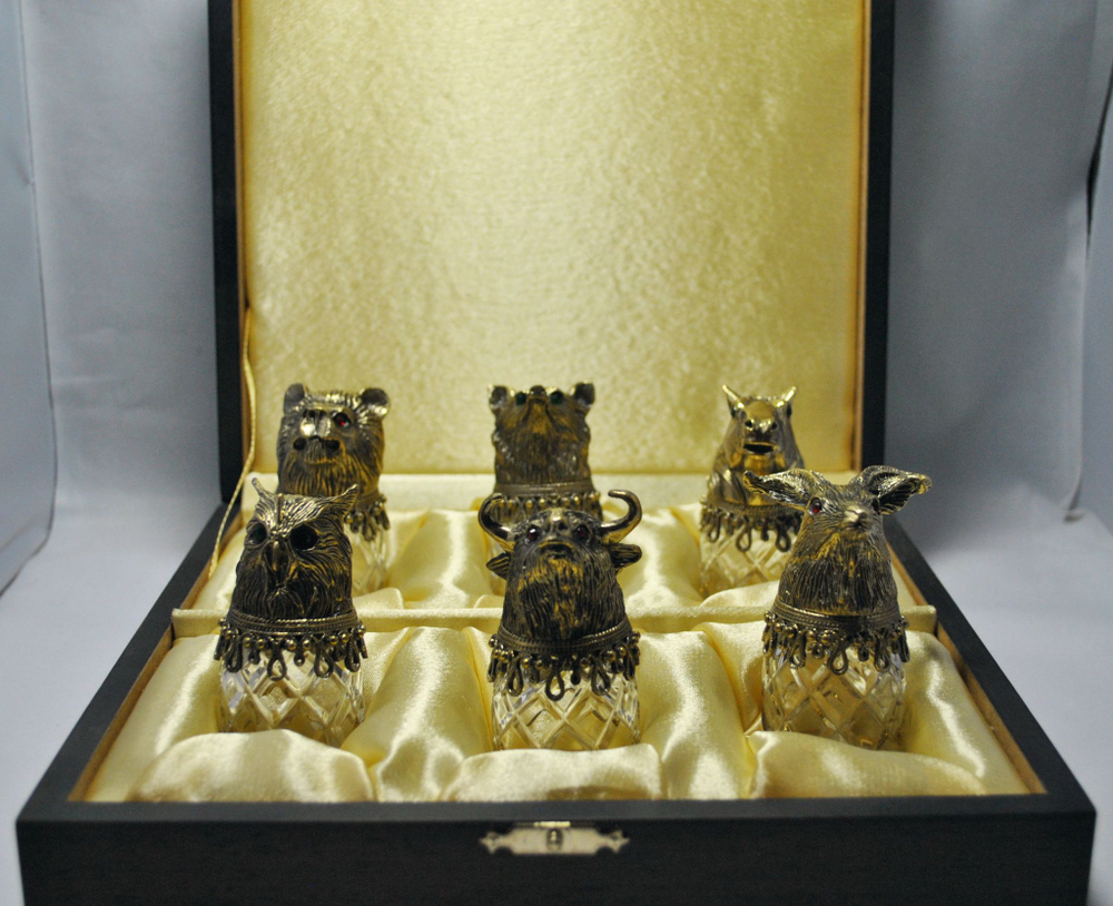 Стопки-перевертыши "Звери" №8, в наборе 6 шт.