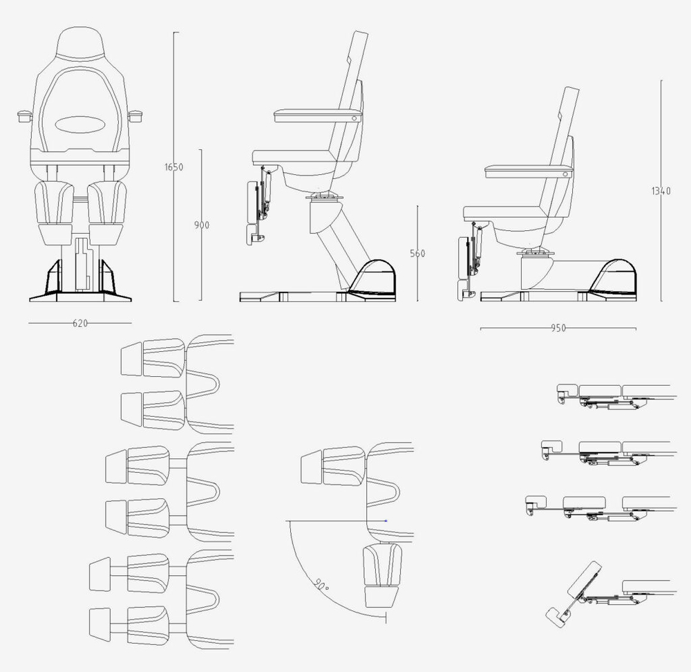 Кресло медицинское многофункциональное "Риана"