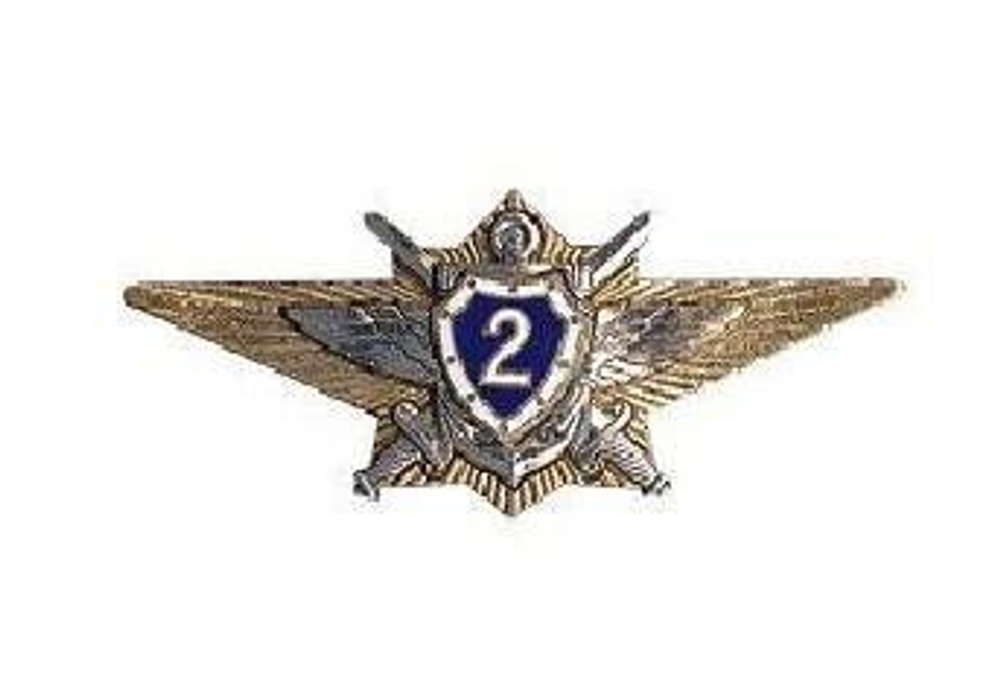 Значок Классность офицерского состава ВС РФ 2 класс