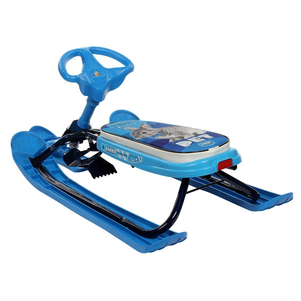 Снегокат "Ника-кросс", Кролик (синий кролик)