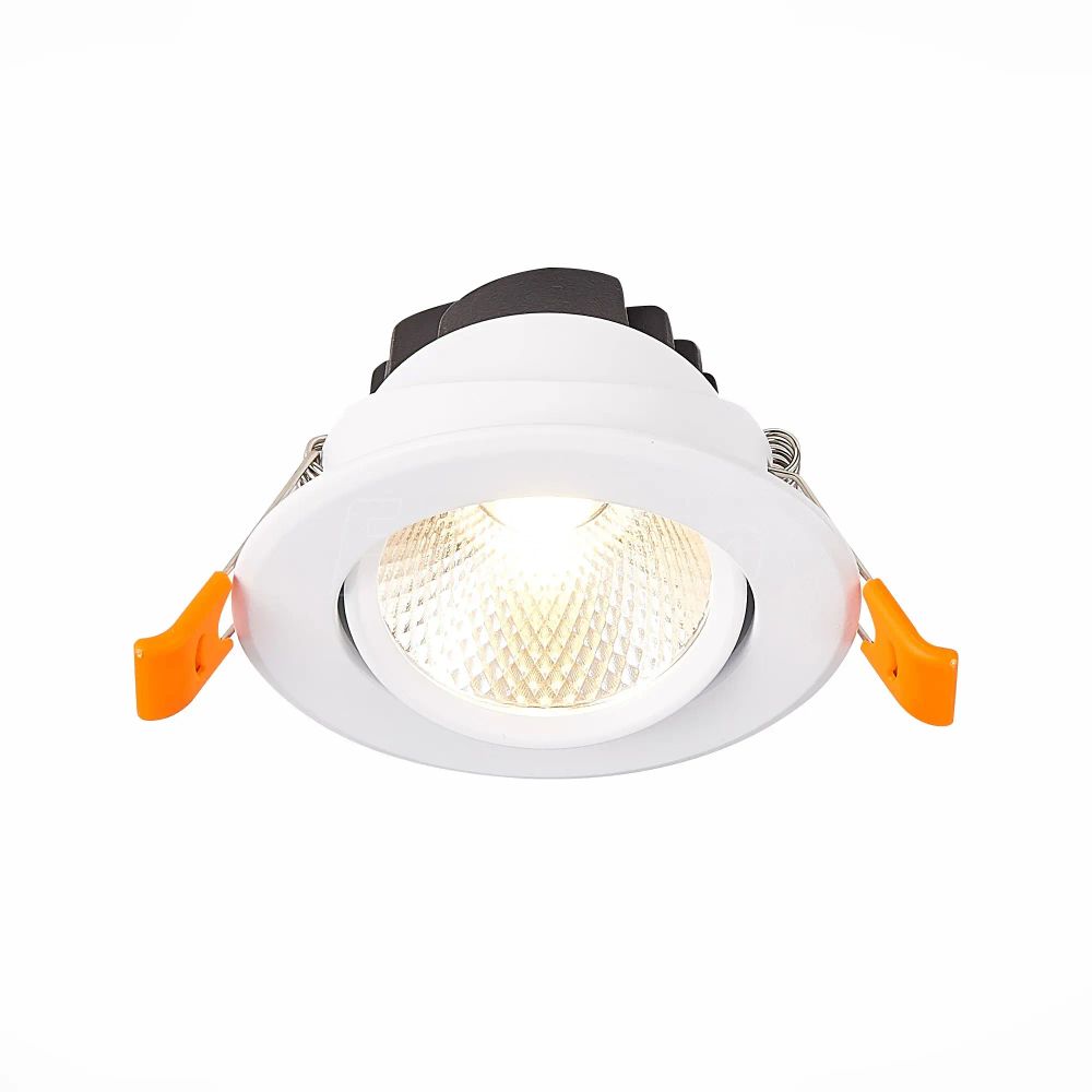 ST211.548.08.24 Св-к встр. Белый LED 1*8W 4000K 640Lm Ra80 24° IP20 D86xH50 220-240V Встраиваемые светильники