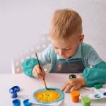 Фартук завязки 49х39 Львенок (серый)