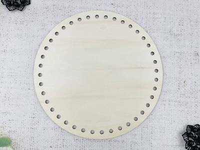Заготовка для декорирования, Панно с перфорацией/донышко, d 20 см