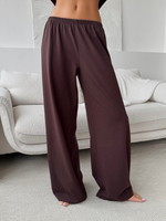 Комплект пижамный шоколадный