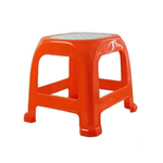 Табурет "Симпатия" маленький оранжевый/ бел. РП-312М
