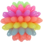 Мяч 5,5 см «Ёжик» попрыгун, с подсветкой