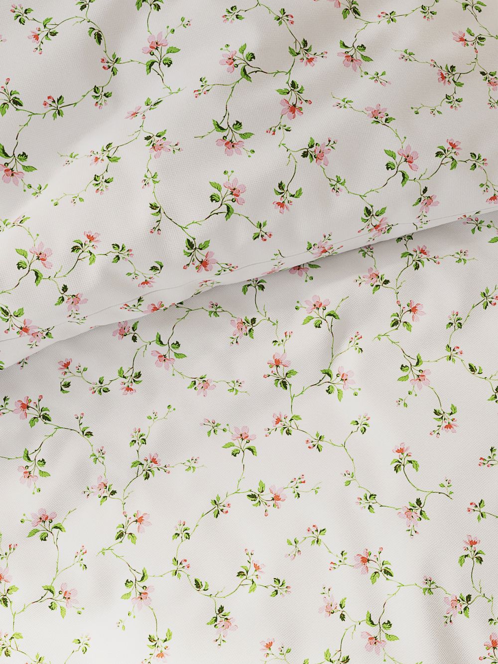 Пододеяльник перкаль Сказка "Весна" евро на молнии 200x215 см