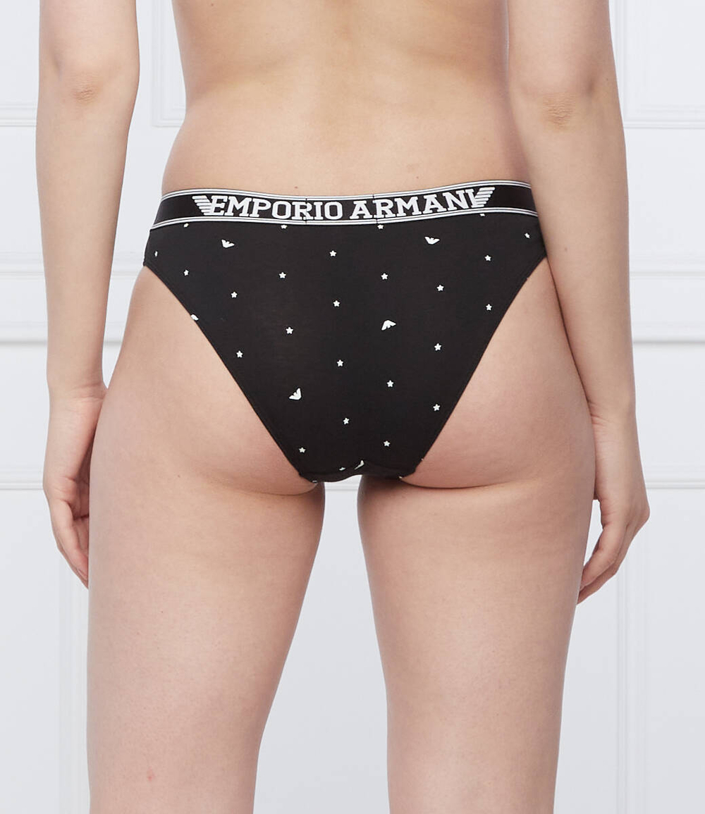 трусики-бразилианки 2 шт. Emporio Armani - черный(163337 2R219)