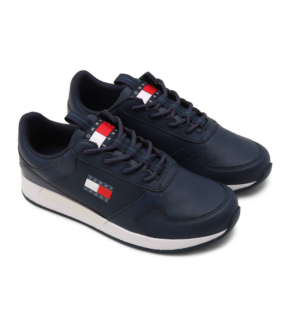 Кожаные кроссовки flexi runner Tommy Jeans - темно-синий(EM0EM01409)