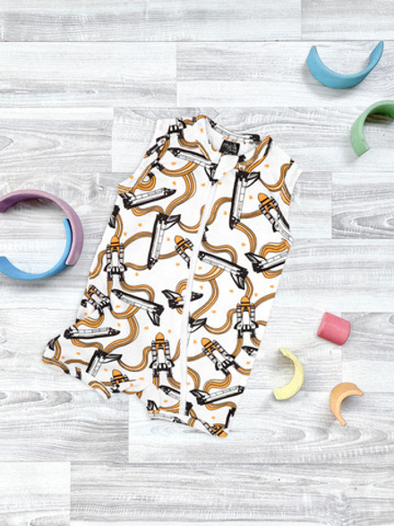 Песочник без рукавов Mjölk Sleep and Play Ракеты