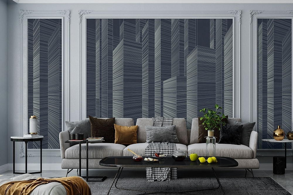 Обои и панно Affresco, коллекция  Line Art