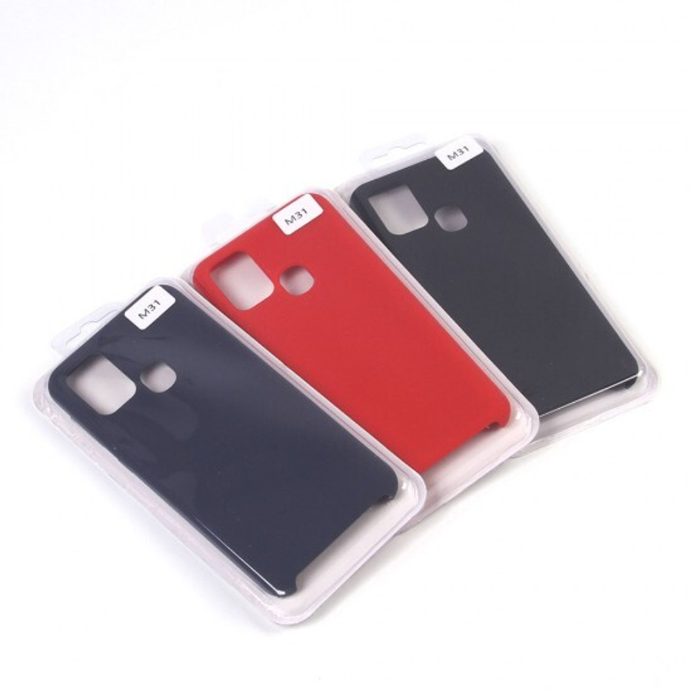 Панель Soft Touch для Samsung Galaxy M31, 007002 Красный