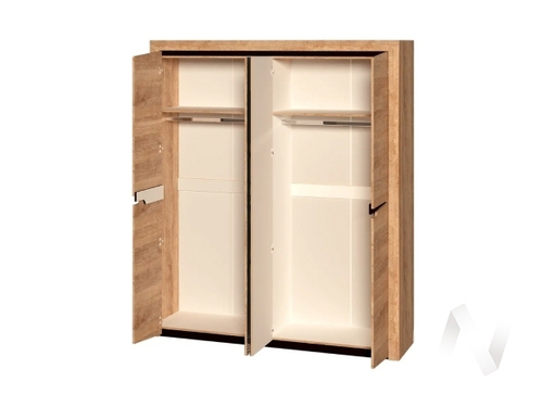 Шкаф 4-х створчатый секций №16 НКМ Версаль-5 (дуб баррик)