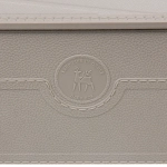 Корзина - органайзер для хранения с крышкой «ОКСФОРД», цвет серый, 32,8*24*11,2см (лейбл Селфи)