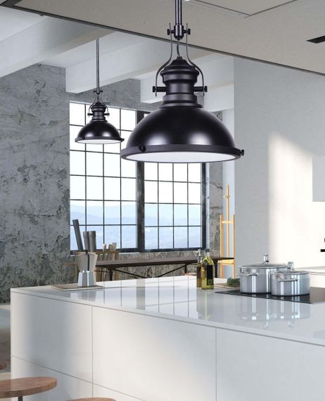 Подвесной светильник Lumina Deco Eligio LDP 6863-1 BK+WT