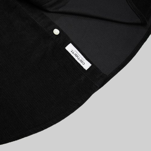 Рубашка мужская Carhartt WIP Madison Fine Cord артикул:I030580_black - купить в магазине Дайс