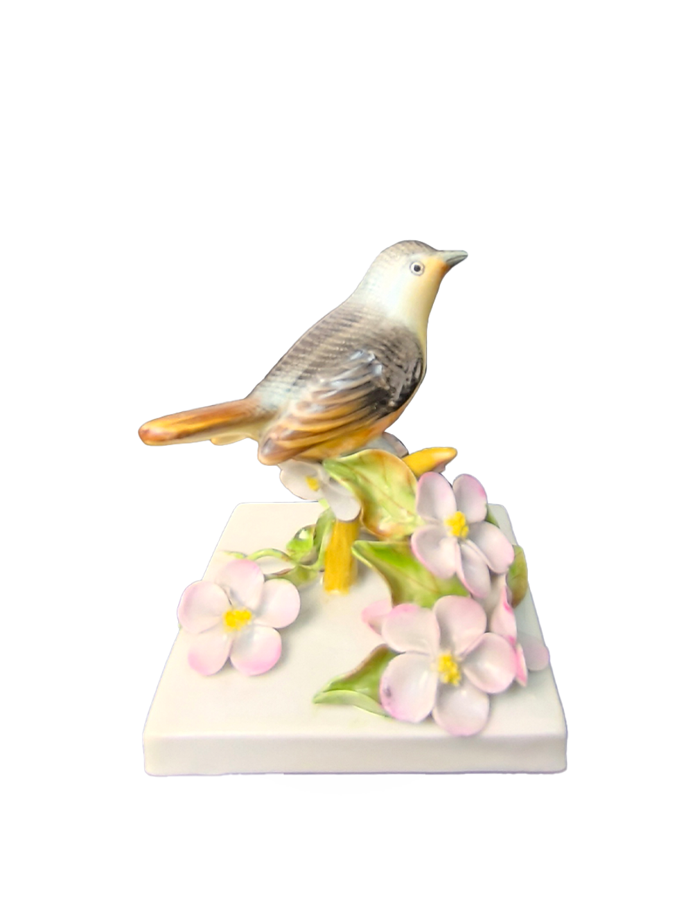 Фарфоровая статуэтка (миниатюра) "Птица на ветке" Herend