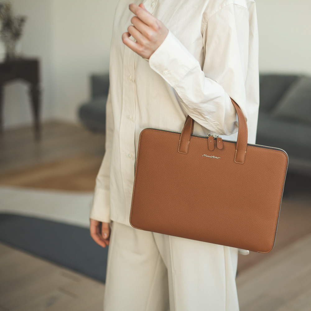 Сумка для MacBook Pro 13"-14" Bocage без карманов коричневого цвета