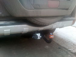 Фаркоп AvtoS MI 26 Mitsubishi Pajero IV 3/5 дверей 2007-(паспорт и сертификат в комплекте)(без электрики)