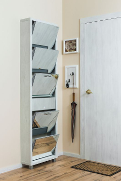 Обувница в прихожую для обуви Айрон Люкс Плюс 5 секций