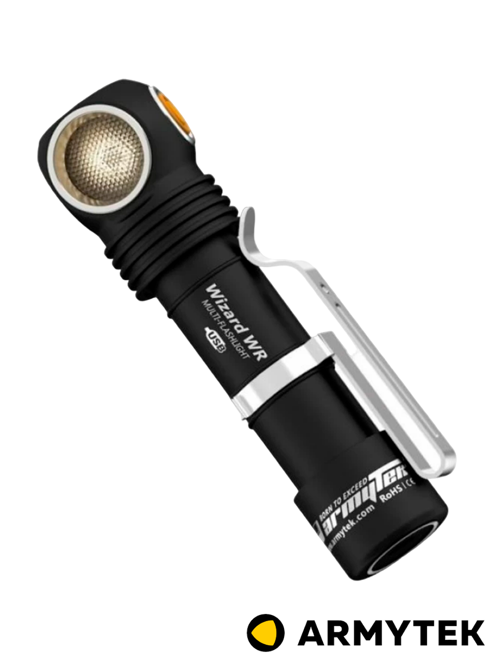 Фонарь Armytek Wizard C2 WR Magnet USB. Белый свет + красный