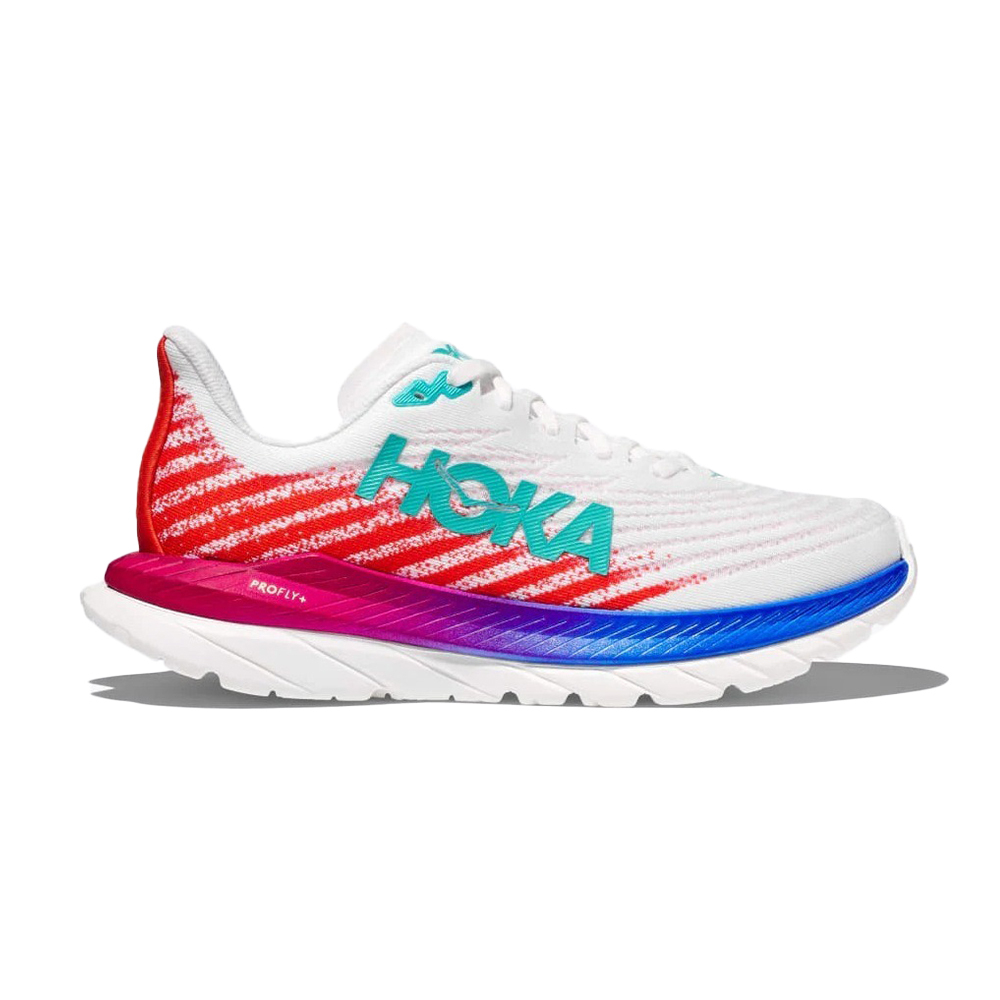 Кроссовки женские HOKA W MACH 5 White / Flame