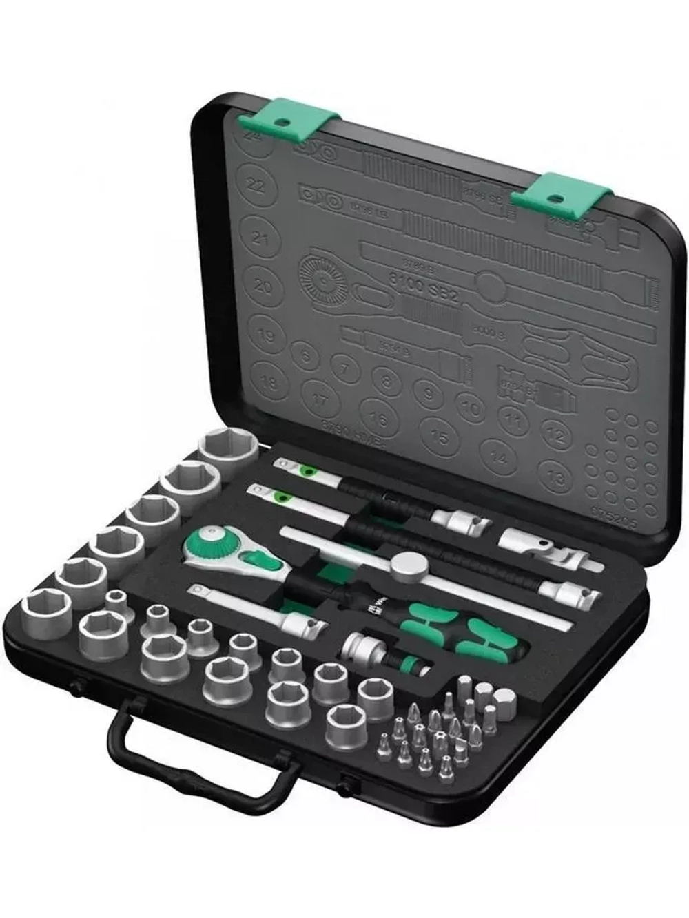 Набор головок с трещоткой Wera Zyklop Speed 05003594001
