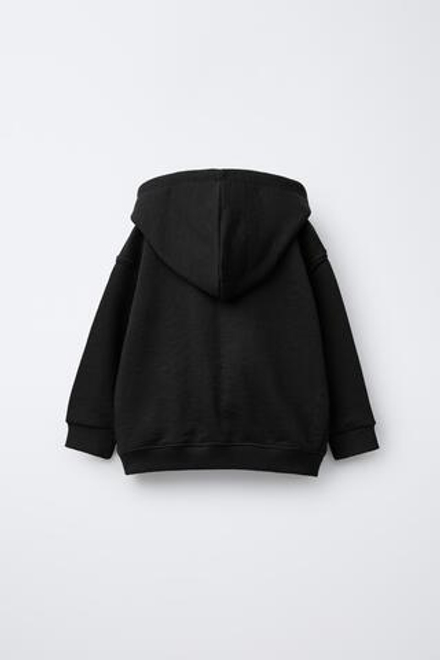 ZARA ТОЛСТОВКА НА МОЛНИИ, ЧЕРНЫЙ