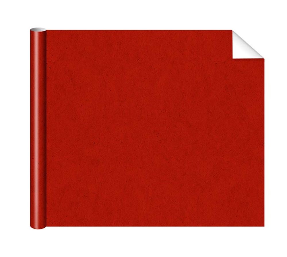Бумага упаковочная крафт 70х00см (красный)